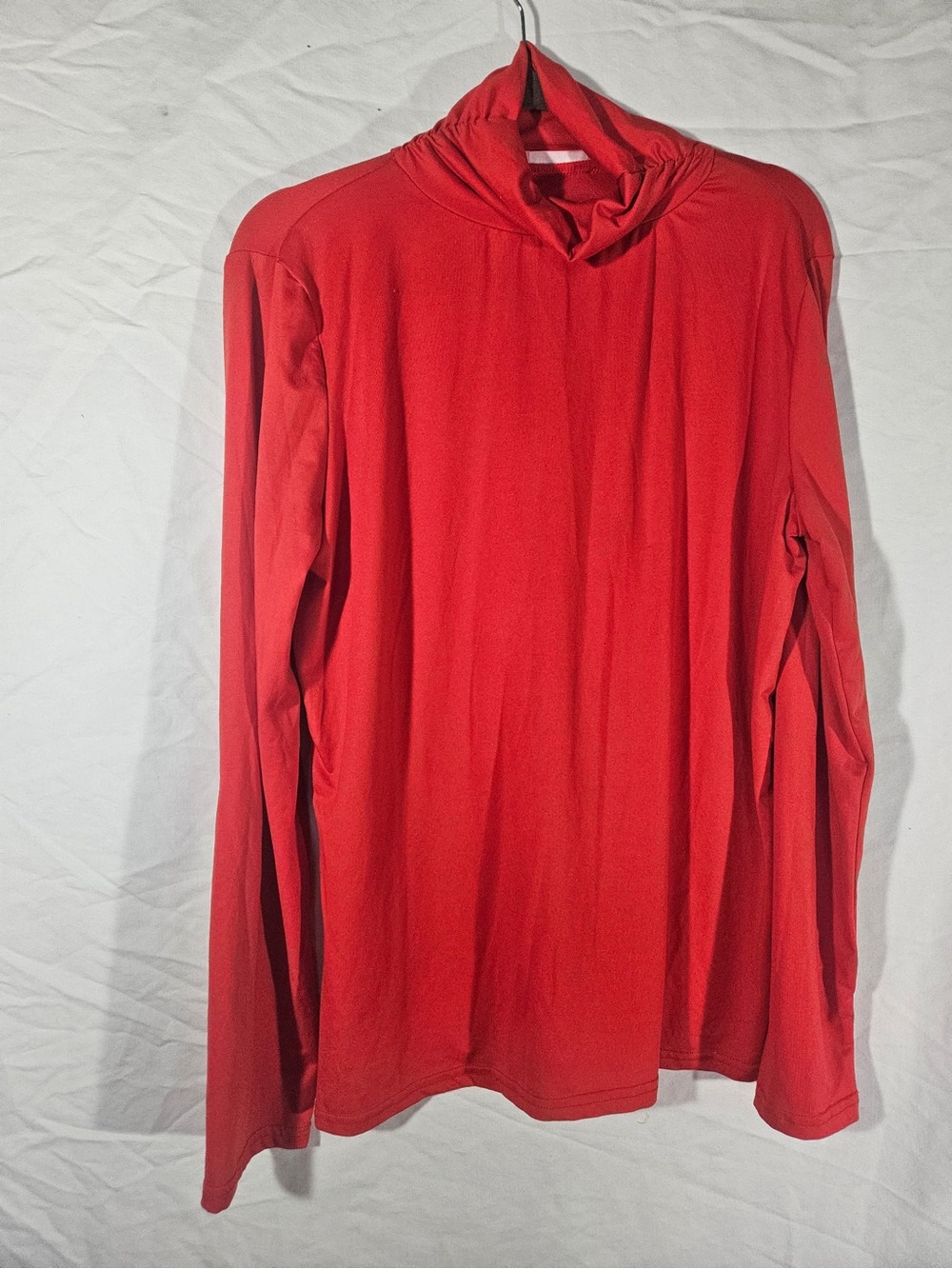 Doublju Red Knit Long Sleeve Top - 2X